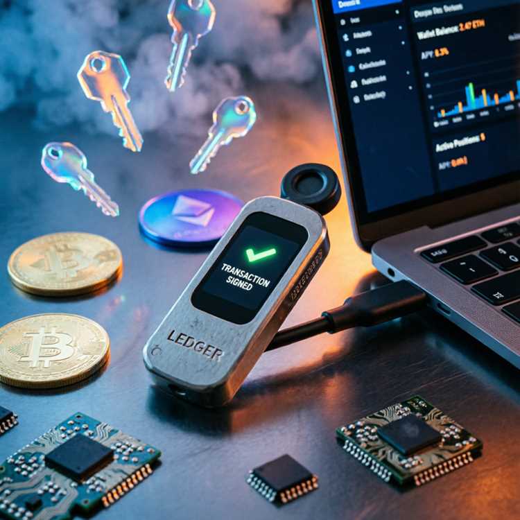 Ledger Live software interface showing crypto portfolio and dashboard